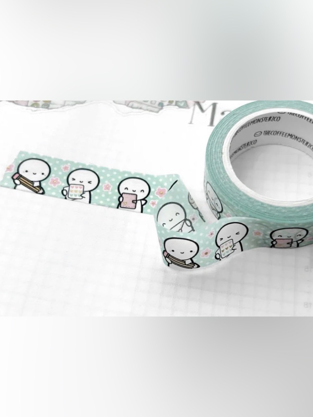 TheCoffeeMonsterzCo Planning Time 5.0 Washi Tape - 15mm